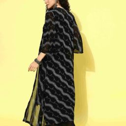 kvs fab Top & Skirt Set with Leaf Print Shurg image 4