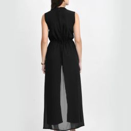 v&m Jumpsuit with Overlay Panel image 4