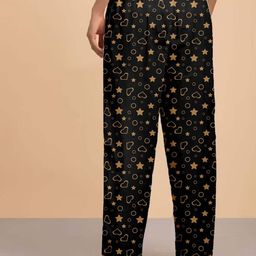 lyra Geometric Print Pyjamas with Elasticated Drawstring Waist image 4