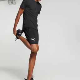 puma Logo Print Regular Fit Shorts with Insert Pockets image 4