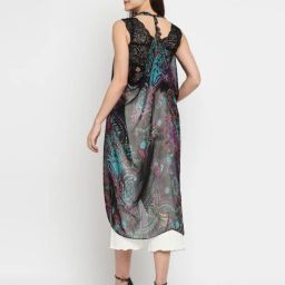 belleziya Printed Front-Open Shrug image 4