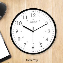 random Tic-Toc Movement Round Wall Clock image 5