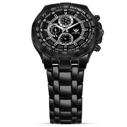 lorenz MK-3080K Analogue Watch with Steel Strap image 4