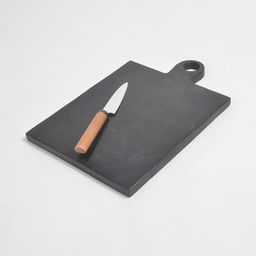 qura Textured & Painted Bamboo Wood Chopping Board image 4