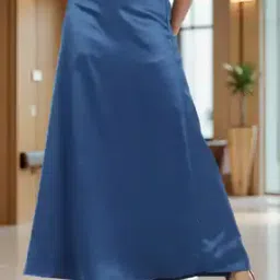 Shein Party Maxi Length High Rise A-Line Skirt-image-51