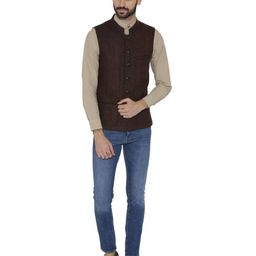 neudis Self-Designed Nehru Jacket with Welt Pockets image 4