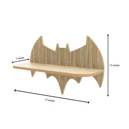 home sparkle Set of 4 Decorative Bat Shape Wall Shelfs image 4