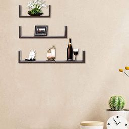 muren 3 Tiers U-Shape Floating Display Shelves image 4