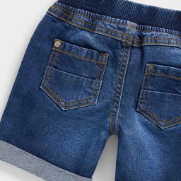 mothercare Lightly Washed Shorts with Drawstring Waist image 4