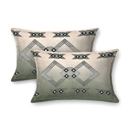 mafatlal 186 TC Geometric Print King-Size Bedsheet with Pillow Covers image 4