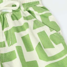 max Boys Abstract Regular Fit Shorts with Drawstrings image 4