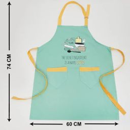 home centre Graphic Print Kitchen Apron with Patch Pockets image 4