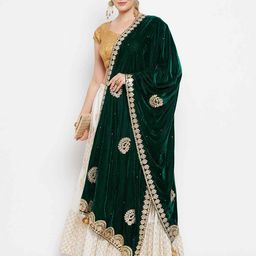 clora creation Embellished Dupatta image 4