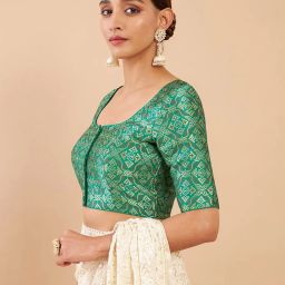 soch Geometric Print Front Open Blouse image 4
