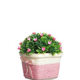 foliyaj Set of 2 Artificial Flower Plants with Pots image 4