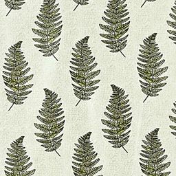 cortina eyelet curtain Set of 2 Leaf Print Window Curtains image 4
