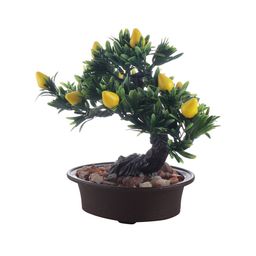 foliyaj Artificial Bent Bonsai Pear Tree image 4