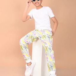 lilpicks Boys Printed Joggers with Insert Pockets image 4