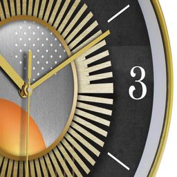 random Graphic Print Round Wall Clock image 4