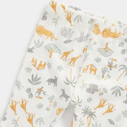 mothercare Wild Life Print Bodysuit & Pants Gift Set image 4
