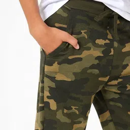 marks & spencer Camo Print Joggers with Insert Pockets image 4