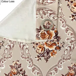 cortina eyelet curtain Set of 2 Block Print Window Curtain image 4
