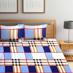klotthe Set of 2 210 TC Printed King-Size Bedsheets with Pillow Covers image 4