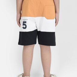 crimsoune club Colour-block Print Flat-Front Shorts image 4