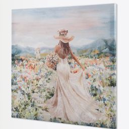 home centre Set of 2 Lady & Flower Printed Picture Frames image 4