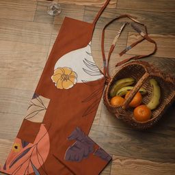 dhrohar Set of 2 Printed Aprons & Napkins image 4