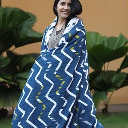 divine casa Set of 2 120 GSM Printed Reversible Single Dohars image 4