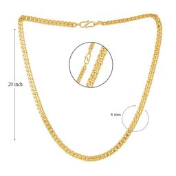 fashion frill Set of 2 Gold-Plated Figaro & Curb Chains image 4