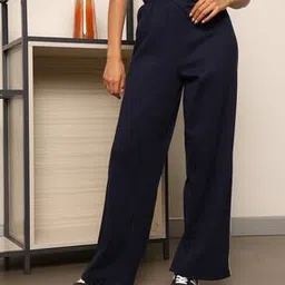 Shein Full Length Contrast Stripes Straight Track Pants-image-9