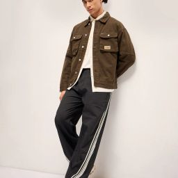 the bear house Men Regular Fit Jacket with Button Closure image 4