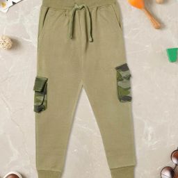 zion Camouflage Print Joggers with Drawstrings image 4