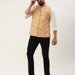 showoff Nehru Jacket with Inserted Pockets image 4