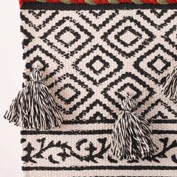 handicraft-palace Hand Block Print Cotton Macrame Tapestry image 4