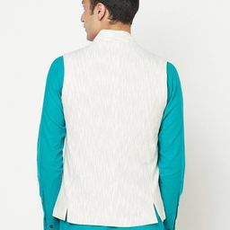 fabindia Abstract Print Nehru jacket image 4