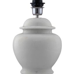 homesake Ceramic Pot Table Lamp with Drum Shade image 4