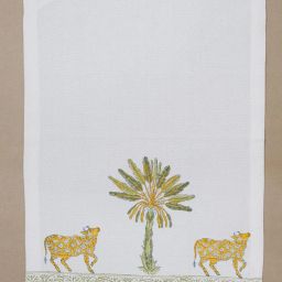 design gaatha home living Palm Hand Block Print Hand Towel image 4