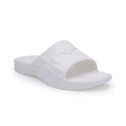 red tape Men Logo Print Round-Toe Slides image 4