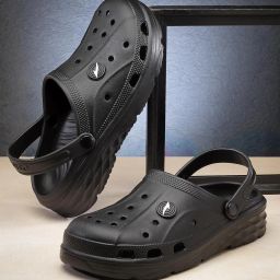 asian Men Round-Toe Clogs with Sling Back image 5