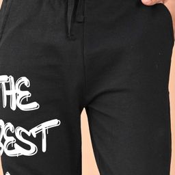 lilpicks Boys Typographic Print Joggers with Insert Pockets image 5