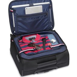 tommy hilfiger Typographic Print Trolley Bag with TSA Lock image 5