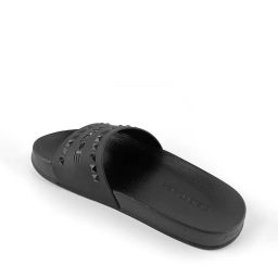 red tape Open-Toe Slip-On Flat Slides image 5