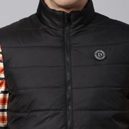 dennislingo premium attire Men Quilted Regular Fit Jacket with Zip-Front image 5