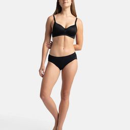 jockey Full Coverage Soft Touch Microfiber Elastane Stretch Hipster with Lace Styling image 5