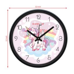 random Graphic Print Round Wall Clock image 5