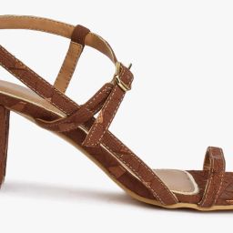 hi-attitude Strappy Block Heels with Buckle Fastening image 5