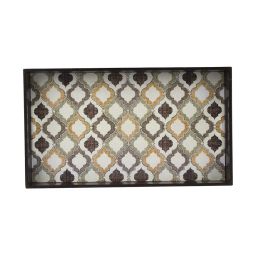 market 99 Block-Print Tray with Handle image 5